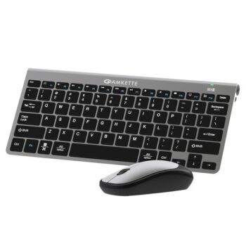 Amkette Wi Key Mini Keyboard & Mouse Combo Ergonomic Design - Amkette