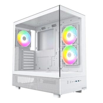 Montech XR Mid-Tower ATX Cabinet (White) - Montech