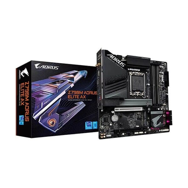 z790m-aorus-elite-ax-gigabyte-z790m-aorus-elite-ax-wifi-motherboard-supports-intel-12th-13th-14th-gen-processors Gigabyte Z790M AORUS ELITE AX (WiFi) Motherboard Supports Intel 12th, 13th & 14th Gen Processors - Gigabyte