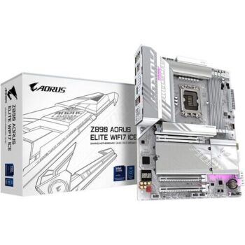 Gigabyte Z890 AORUS ELITE WIFI7 ICE LGA 1851 ATX Motherboard (Snow White) - Gigabyte