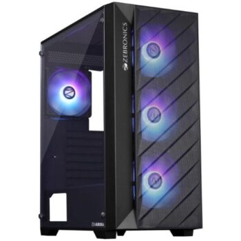 ZEBRONICS Aurora Mid-Tower Premium Gaming Cabinet - Zebronics