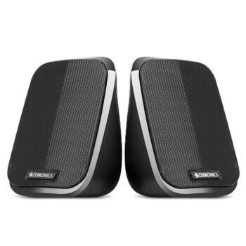 ZEBRONICS Zeb-Fame 5watts 2.0 Multi Media Speakers (Black) - Zebronics