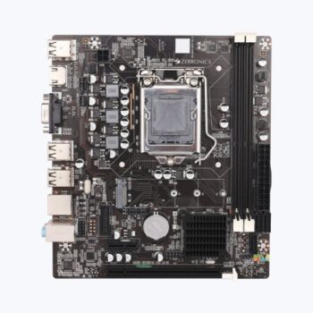 ZEBRONICS ZEB-H61M2 with PCIE M.2 / NVMe Slot (LGA 1155 Socket) Motherboard (Black) - Zebronics