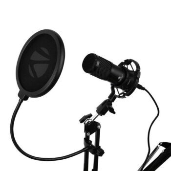 ZEBRONICS Zeb-Lucid PRO Desktop Mount Condenser Microphone - Zebronics