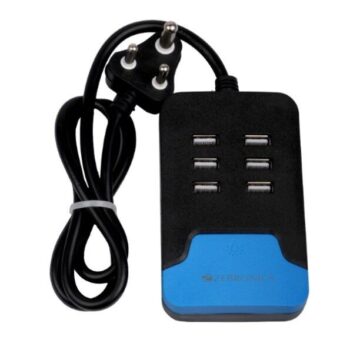 ZEBRONICS ZEB-PS160L USB Power Strip Black - Zebronics