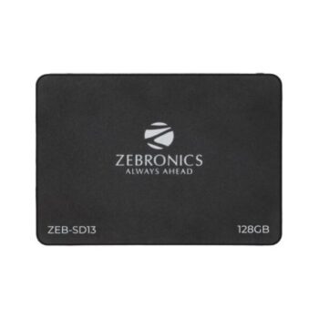 ZEBRONICS SD13 128GB SSD, Ultra Low Power Consumption, S.M.A.R.T. Thermal Management and Silent Operation - Zebronics