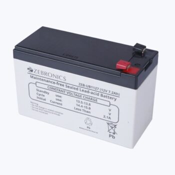 Zeb-UB4127, Sealed Maintenance free (SMF) Lead-acid battery - Zebronics