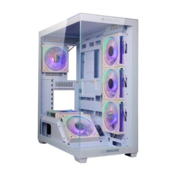 Zebronics Xenocore Premium Gaming Case White - Zebronics