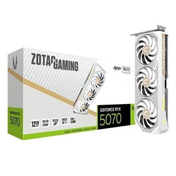 Zotac RTX 5070 AMP White Edition 12GB GDDR7 Graphics Card - Zotac