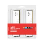 Adata XPG Lancer Blade RGB 64GB (32GBX2) DDR5 6000MHz RAM - White - ADATA