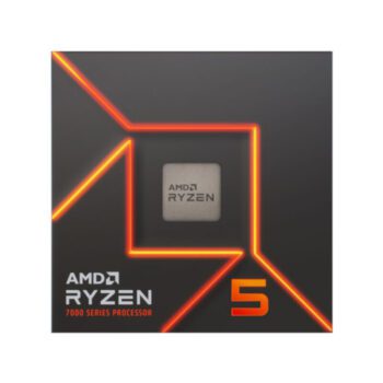 AMD Ryzen 5 7600X Processor with Radeon Graphics (6 Cores, 12 Threads, Max. Boost Clock Up To 5.3GHz, AM5 Socket and 38MB Cache) - AMD