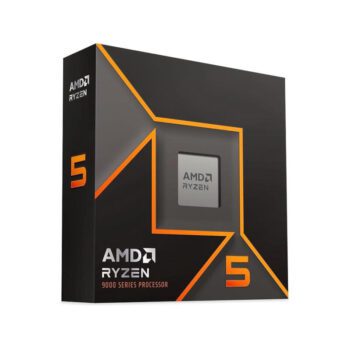 AMD Ryzen 5 9600X Processor with Radeon Graphics (6 Cores, 12 Threads, Max. Boost Clock Up To 5.4GHz, AM5 Socket and 38MB Cache) - AMD
