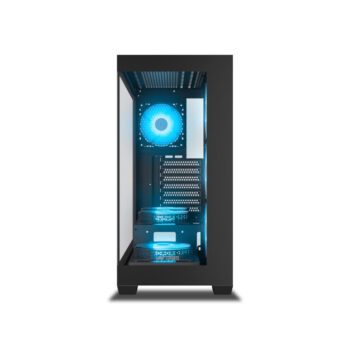 Ant Esports Crystal X7 ARGB Mid Tower Gaming Cabinet with Type-C - Black - Ant Esports