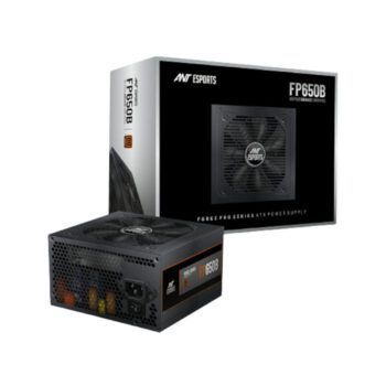 Ant Esports FP650B - 80 Plus Bronze Certified 650 Watt Non-Modular Power Supply - Ant Esports