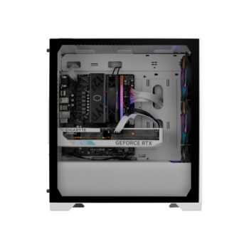 Cooler Master Elite 301 ARGB Cabinet - White - Cooler Master