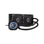 Corsair Nautilus 240 RS LCD Liquid CPU Cooler - Black - Corsair