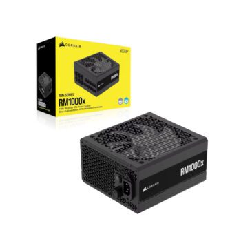 Corsair RMx Series RM1000x — 1000 Watt Fully Modular 80+ Gold ATX 3.1 Power Supply - Corsair