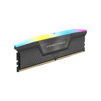 Corsair Vengeance RGB 32GB (32GBX1) DDR5 6000MHz CL38 RAM - Grey - Corsair