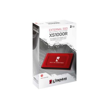 Kingston XS1000 2TB External SSD - Red - Kingston