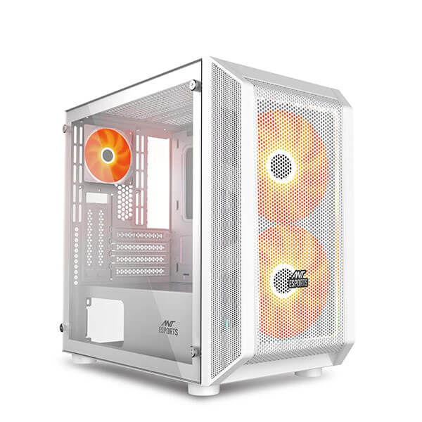 Ant Esports 200 Air Mini Mesh White M-ATX Case Ant Esports