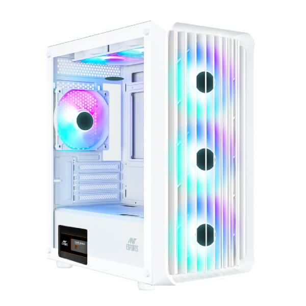 Ant Esports 205 Mini 6F ARGB White M-ATX Case Ant Esports