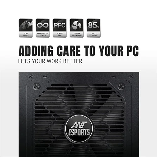 ANT Esports RX550 80 Plus Bronze SMPS Ant Esports