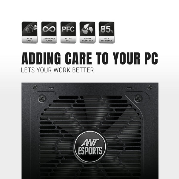 Ant Esports FP650B SMPS - 650 Watt Ant Esports