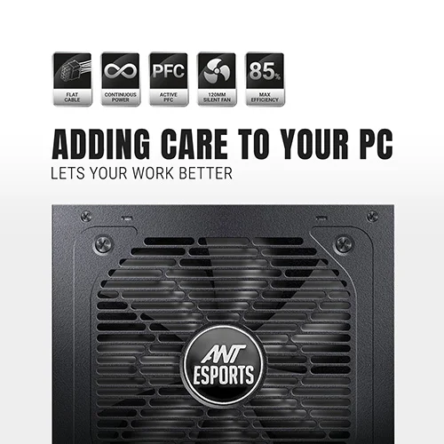 Ant Esports FG650 V2 650 Watt Fully Modular SMPS Ant Esports
