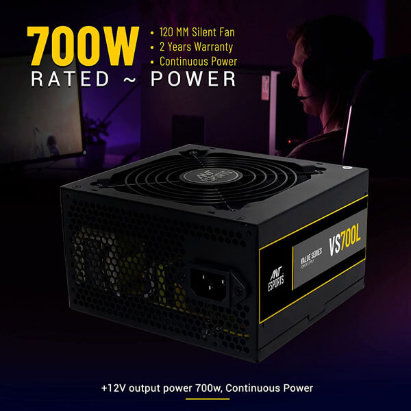 Ant Esports VS700L 700 Watt SMPS Ant Esports