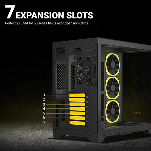 Ant Esports Crystal ARC ARGB ATX Mid Tower Case Ant Esports