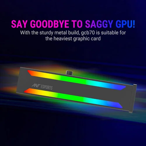 Ant Esports GCB70 ARGB Graphics Card Holder Ant Esports