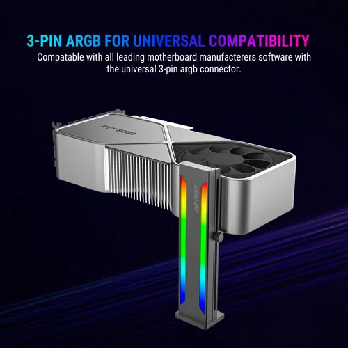 Ant Esports GCB70 ARGB Graphics Card Holder Ant Esports