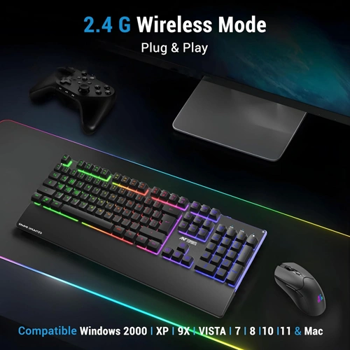 Ant Esports KM500W Pro Wireless Gaming Keyboard Mouse Combo Ant Esports