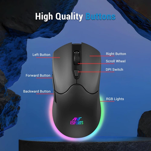 Ant Esports KM500W Pro Wireless Gaming Keyboard Mouse Combo Ant Esports