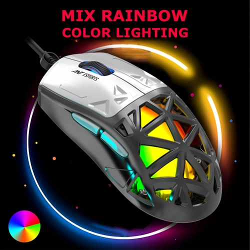 ANT ESPORTS Thunder 10 RGB Keyboard and Mouse Combo with Brown Switches Ant Esports
