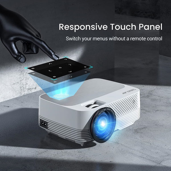 Ant Esports View 511 LED Projector with Remote (White) Ant Esports