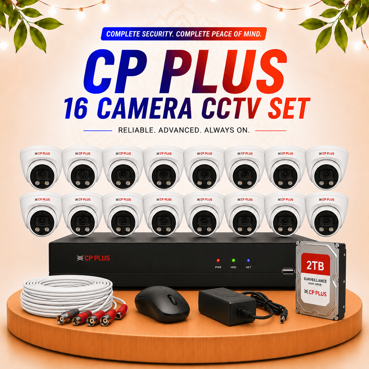 16 Camera CCTV Set