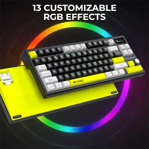 Ant Esports APEX 200 Wireless Tri Mode RGB Mechanical Gaming Keyboard ANT ESPORTS