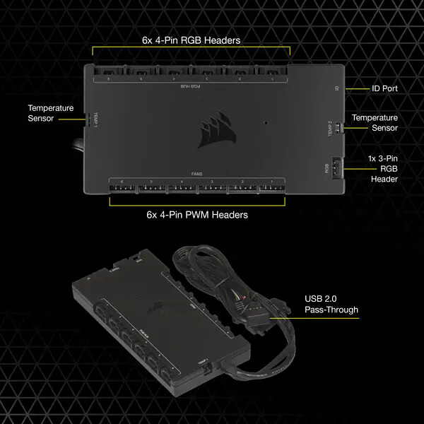 Corsair iCUE Commander Core XT RGB Lighting and Fan Controller CORSAIR