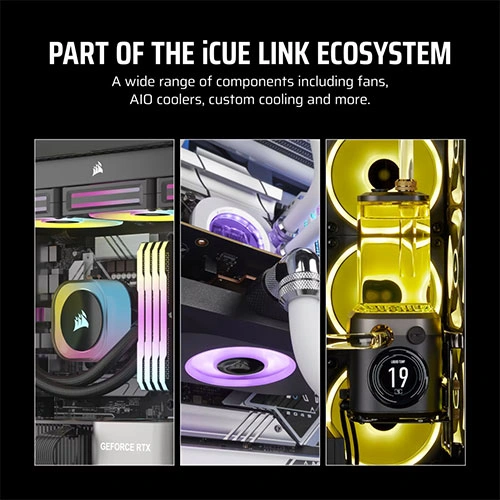 Corsair iCUE Link LX120-R RGB Cabinet Fan, Triple Pack CORSAIR