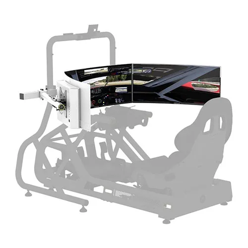Fanatec ClubSport GT Cockpit Triple Monitor White Expansion Kit FANATEC