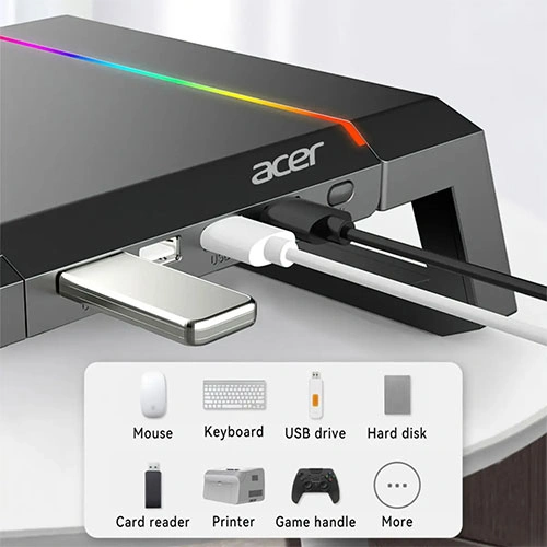 Acer Ergo Multifunction Monitor and Laptop RGB Stand ACER