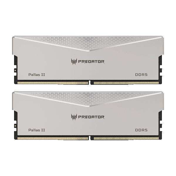 Acer Predator Pallas II Silver 64GB (32GBx2) 6000MHz CL30 DDR5 RAM