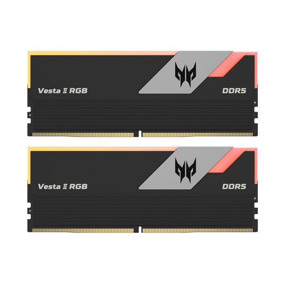 Acer Predator Vesta II RGB Silver 32GB (16GBx2) 7200MHz CL34 DDR5 RAM