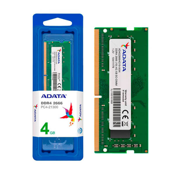 Adata Premier 4GB 2666MHz DDR4 Laptop RAM ADATA