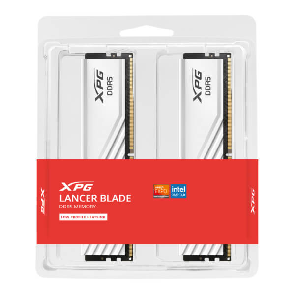 Adata XPG Lancer Blade White 32GB (16GBx2) 6000MHz CL30 DDR5 RAM ADATA
