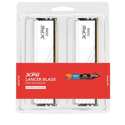 Adata XPG Lancer Blade RGB White 32GB (16GBx2) 6000MHz CL48 DDR5 RAM ADATA