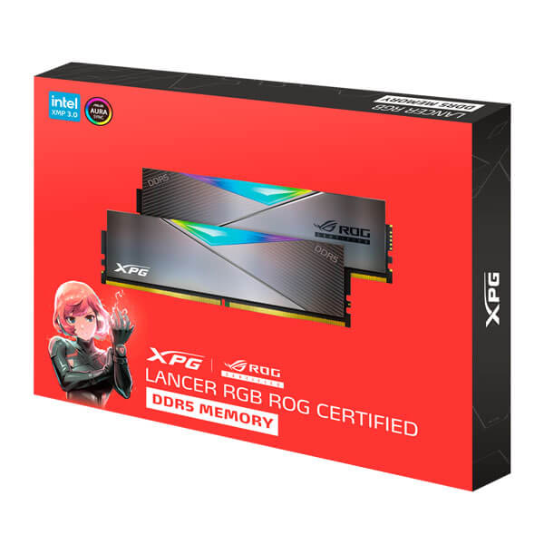 Adata XPG Lancer RGB ROG 32GB (16GBx2) 6600MHz CL32 DDR5 RAM ADATA
