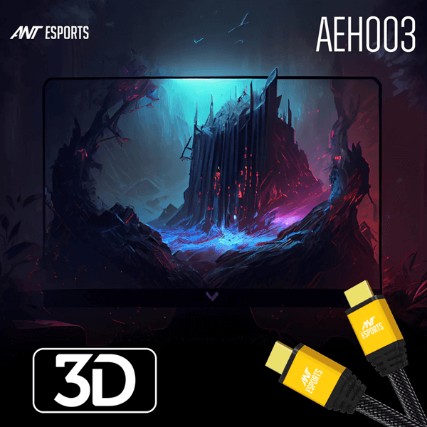 Ant Esports AEH003 3 Meter Braided HDMI Cable Ant Esports