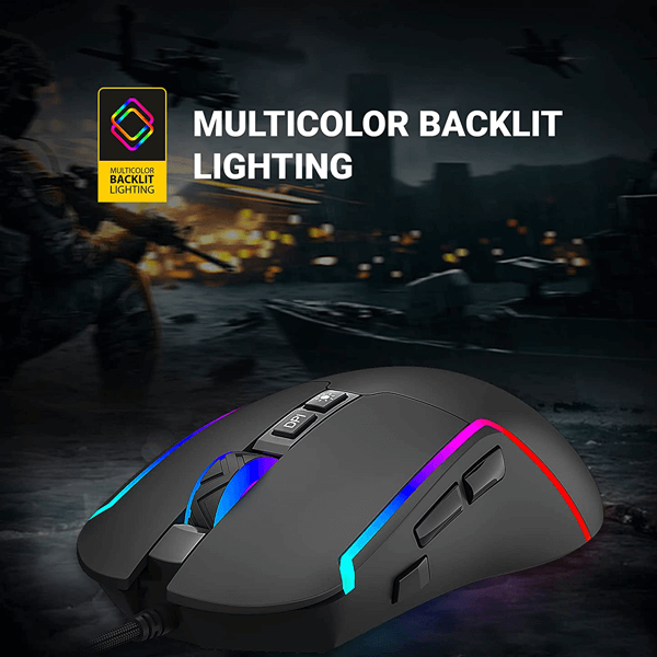 Ant Esports GM330 RGB Gaming Mouse (Black) Ant Esports